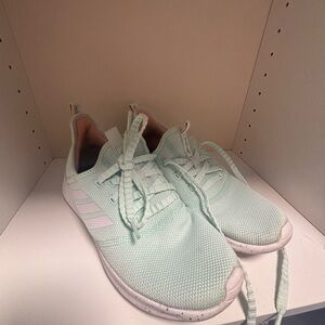adidas Women's Mint Green Mesh Athletic Sneakers